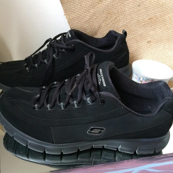 women's skechers elite black